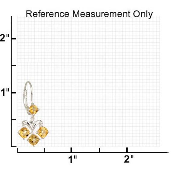Set of 3 ~ Amethyst, Citrine and Peridot chandelier style earrings. - Picture 9 of 11